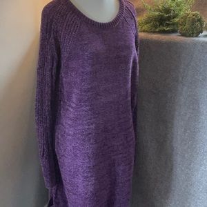 Purple Sweater Dress